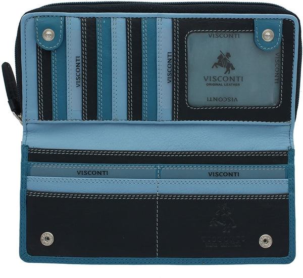 Piniginė moterims Visconti RB55, mėlyna D26