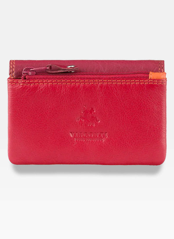 Piniginė moterims Visconti RB99 raudona D23