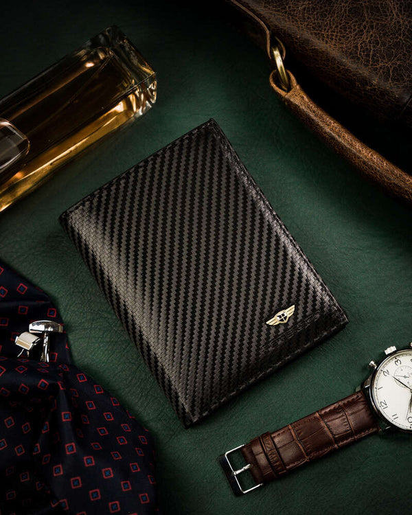 Piniginė vyrams Peterson CA39 juoda N101