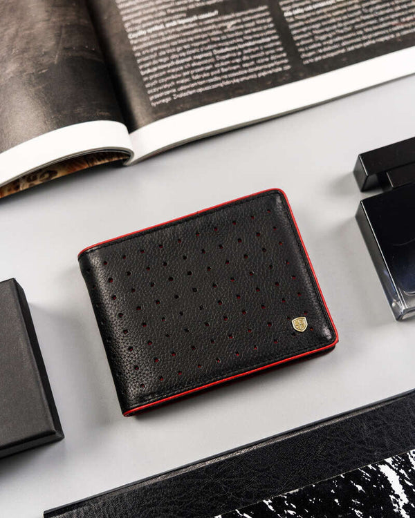 Piniginė vyrams Peterson H2 juoda S544