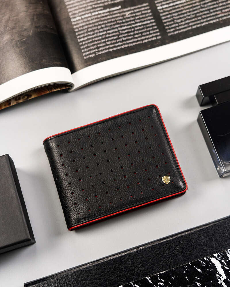 Piniginė vyrams Peterson H2 juoda S544