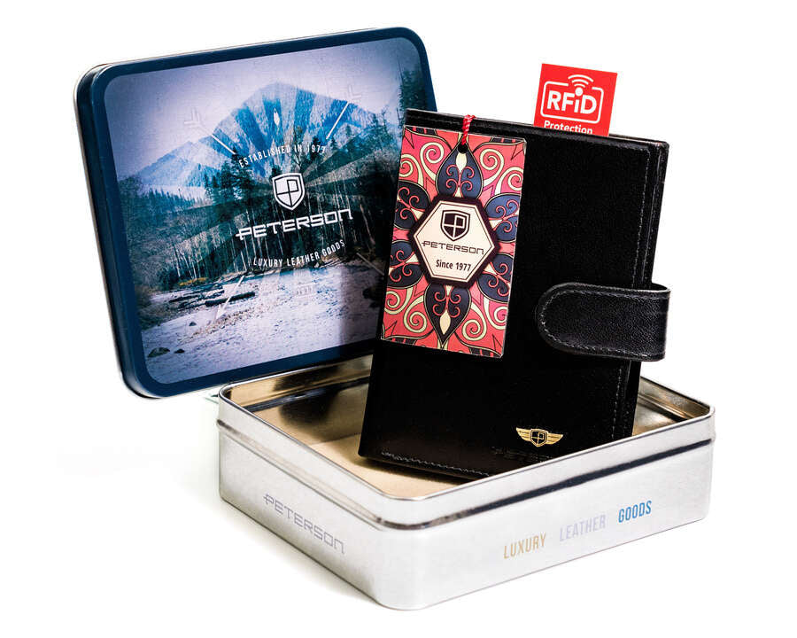 Piniginė vyrams Peterson N33, juoda S540