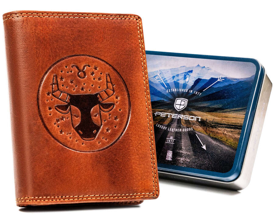 Piniginė vyrams Peterson N4 ruda S539