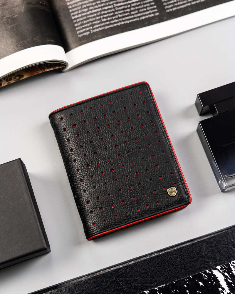 Piniginė vyrams Peterson S03 juoda S536