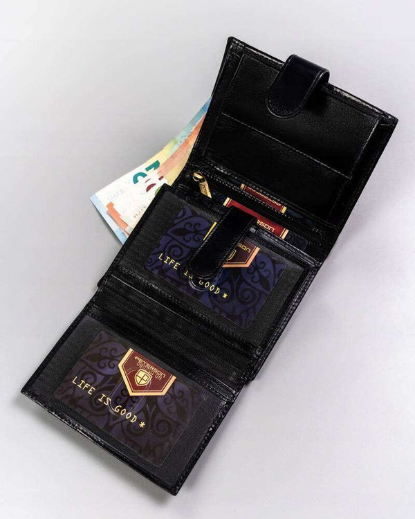 Piniginė vyrams Peterson VT1 juoda S534