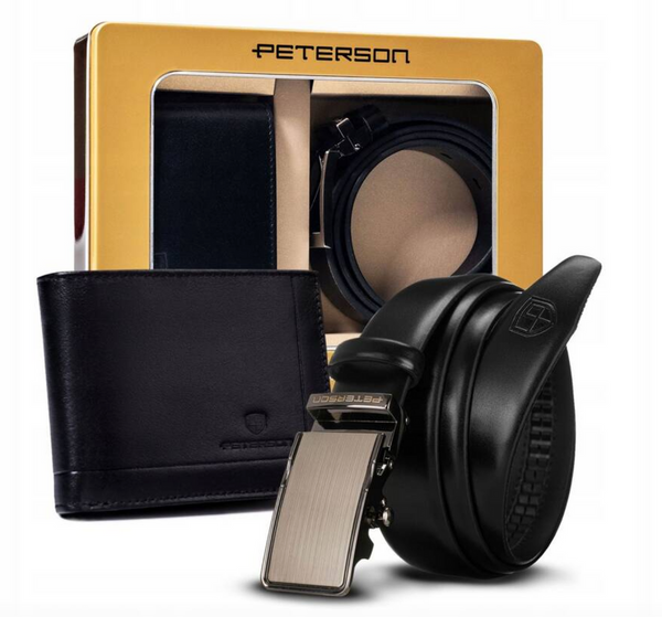 Piniginės ir diržo rinkinys vyrams Peterson M19