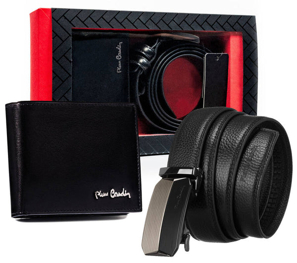 Piniginės ir diržo rinkinys vyrams Pierre Cardin P8