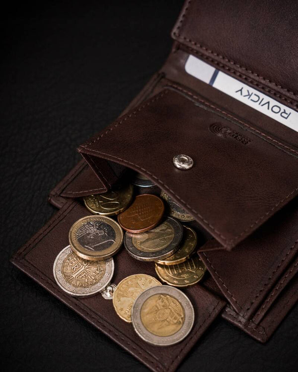 Piniginės ir diržo rinkinys vyrams Rovicky D17