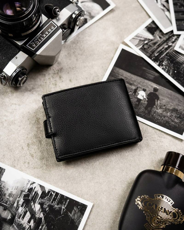 Piniginės ir raktų pakabuko rinkinys vyrams Rovicky P4