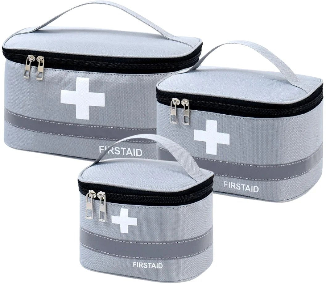 Pirmosios pagalbos vaistinėlių dėžučių rinkinys 3vnt G7