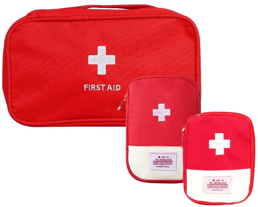 Pirmosios pagalbos vaistinėlių dėžučių rinkinys 3vnt S6