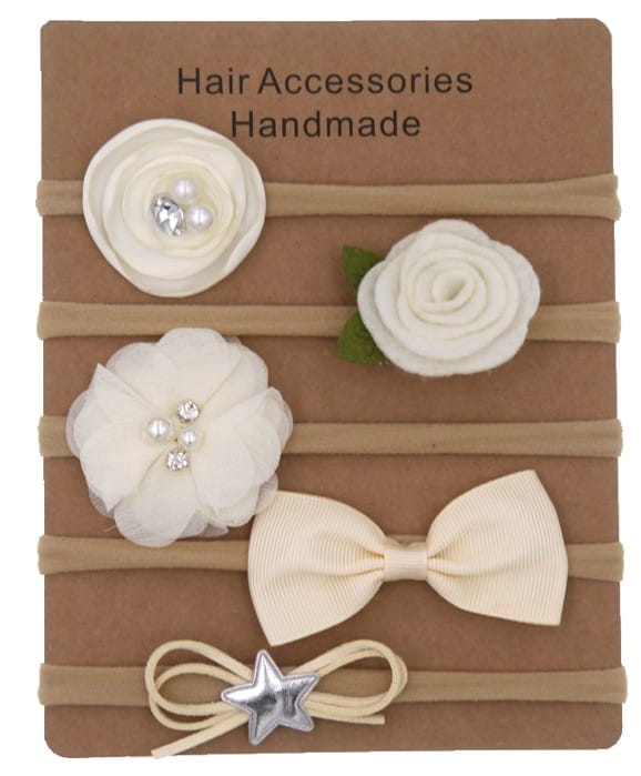 Plaukų juostų rinkinys vaikams, 5 vnt. G100 P244