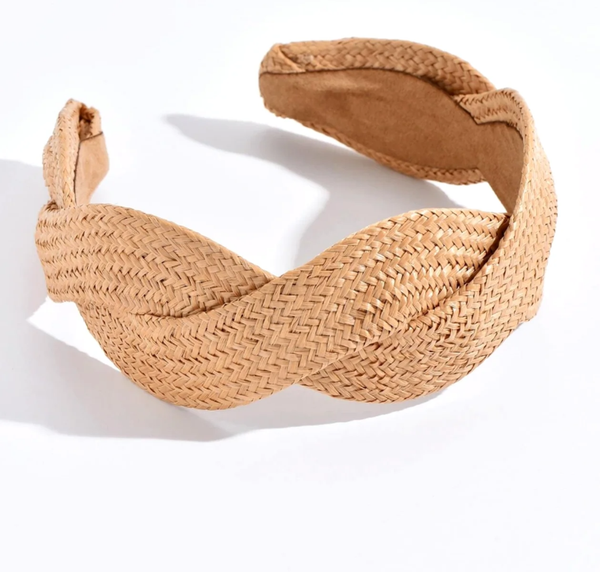 Plaukų lankelis V10, smėlio spalvos P222