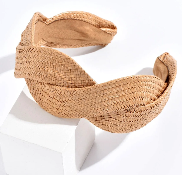 Plaukų lankelis V10, smėlio spalvos P222