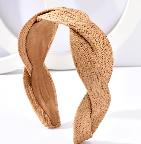 Plaukų lankelis V10, smėlio spalvos P222