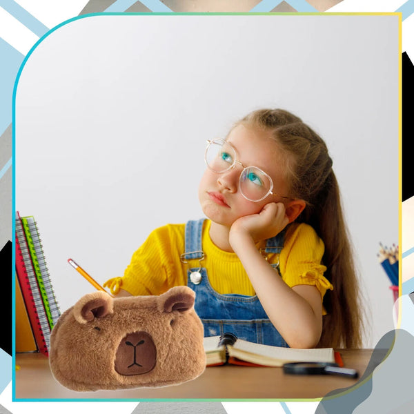 Plušinis penalas vaikams, kapibara