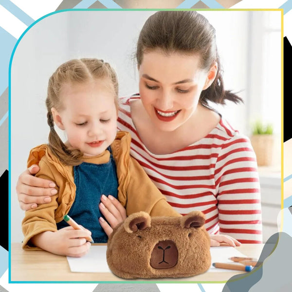 Plušinis penalas vaikams, kapibara