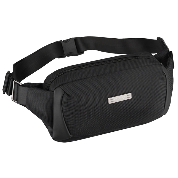 Peterson vyriška maža juosmens ir per petį nešiojama rankinė (crossbody), juoda D90