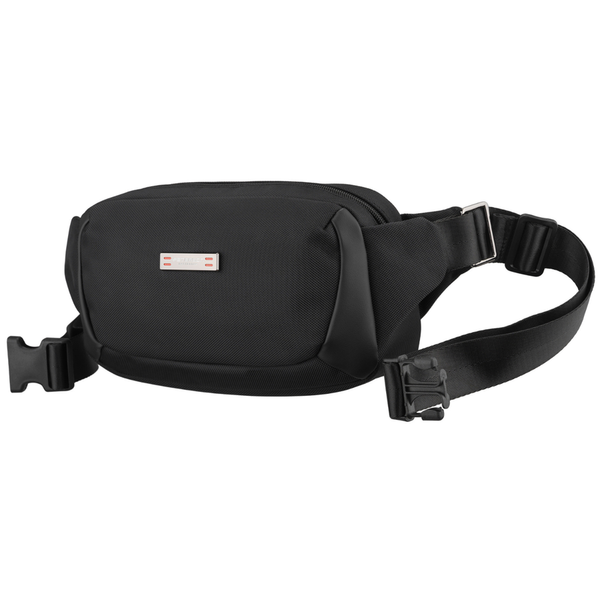 Peterson vyriška maža juosmens ir per petį nešiojama rankinė (crossbody), juoda D90