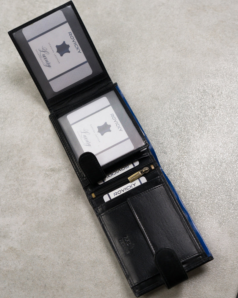 Vyriška odinė piniginė Rovicky RV92 N275