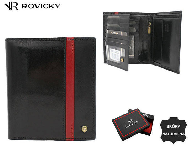 Vyriška odinė piniginė Rovicky RV155 N273