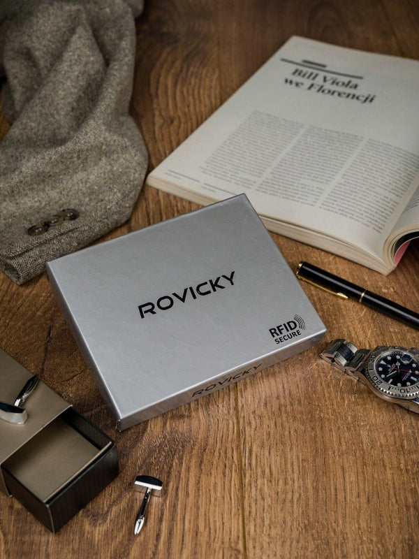 Vyriška odinė piniginė Rovicky RV9 N276