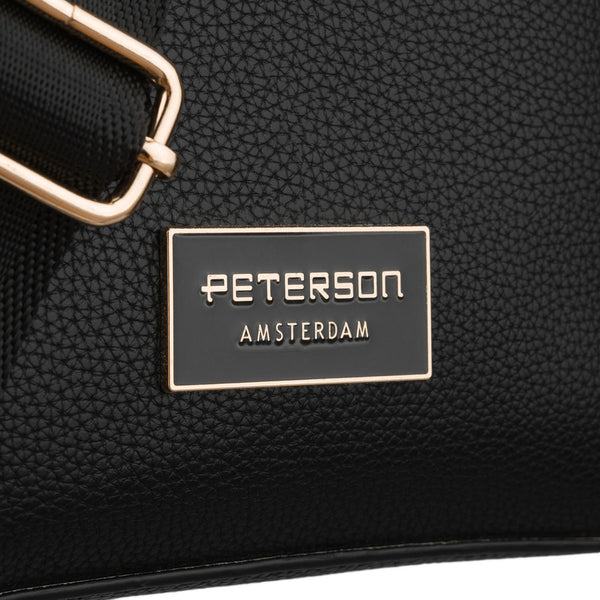 Peterson juoda moteriška rankinė iš dirbtinės odos