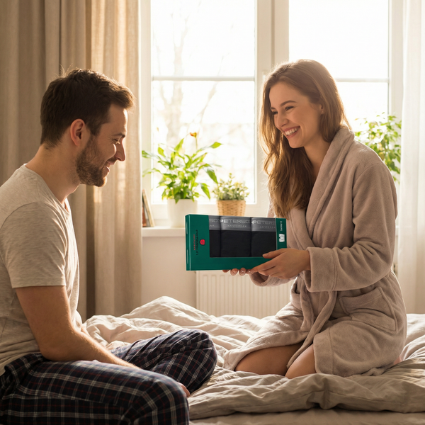 Vyriški juodi medvilniniai bokseriai Peterson, XL, 3 porų rinkinys D79