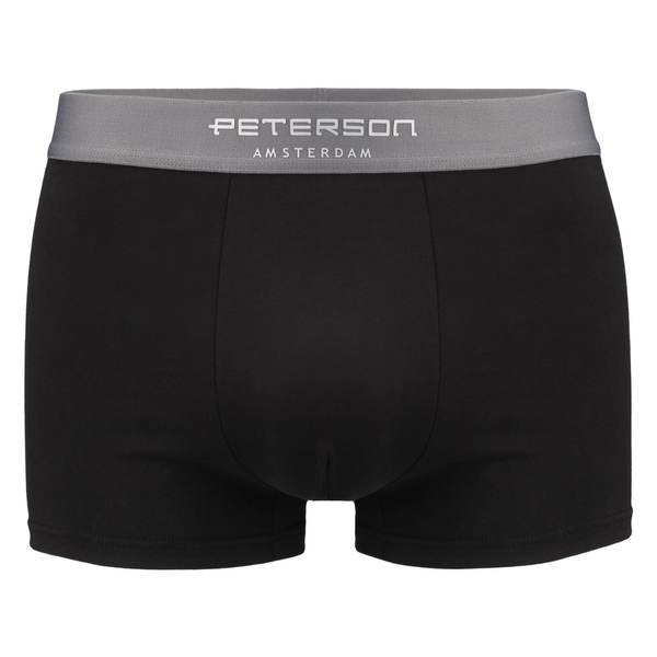 Vyriški juodi medvilniniai bokseriai Peterson, XL, 3 porų rinkinys D79