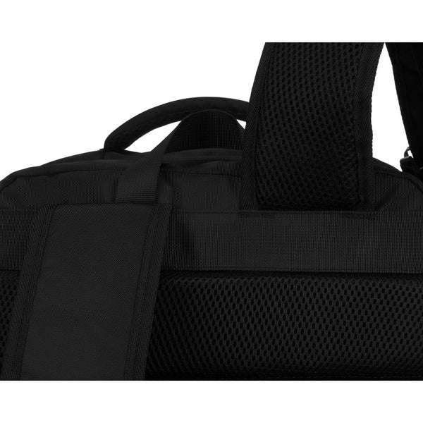 Juoda kelioninė kuprinė „Peterson“ rankiniam lėktuvo bagažui iš patvarios medžiagos K52