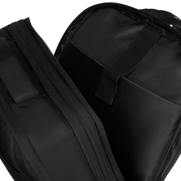 Juoda kelioninė kuprinė „Peterson“ rankiniam lėktuvo bagažui iš patvarios medžiagos K52