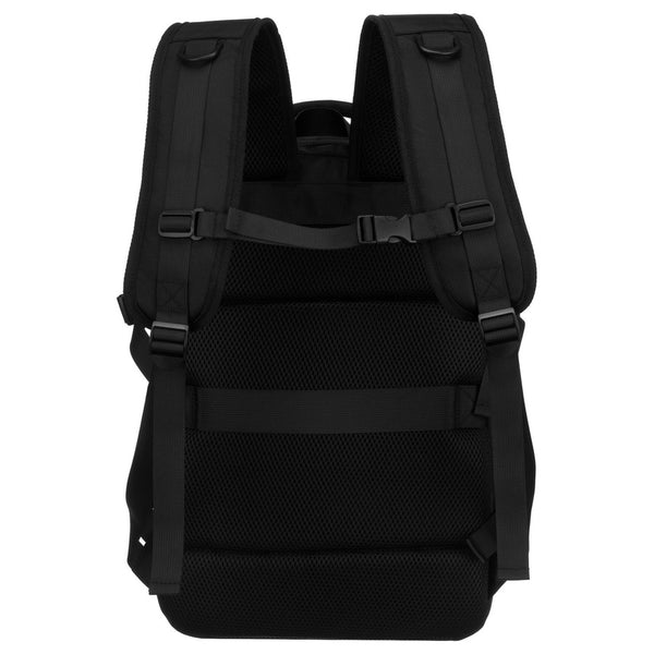 Juoda kelioninė kuprinė „Peterson“ rankiniam lėktuvo bagažui iš patvarios medžiagos K52