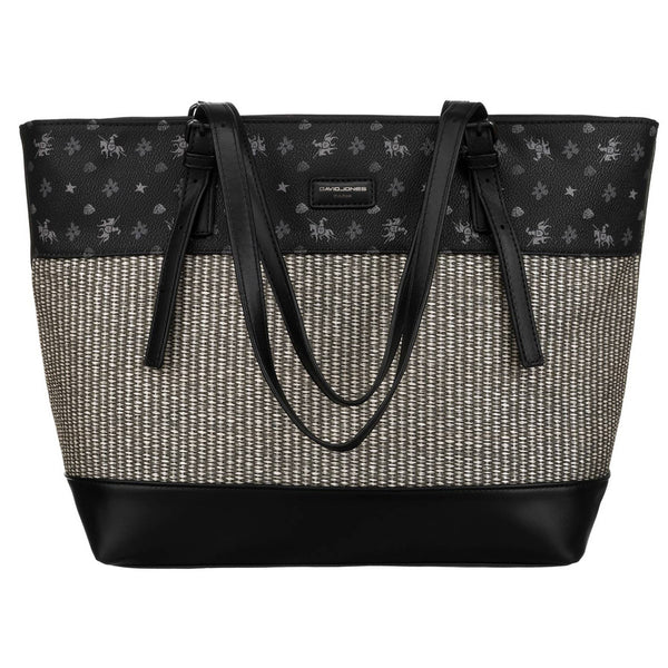 Didelė moteriška „David Jones“ shopper tipo rankinė su reguliuojamomis rankenomis D19