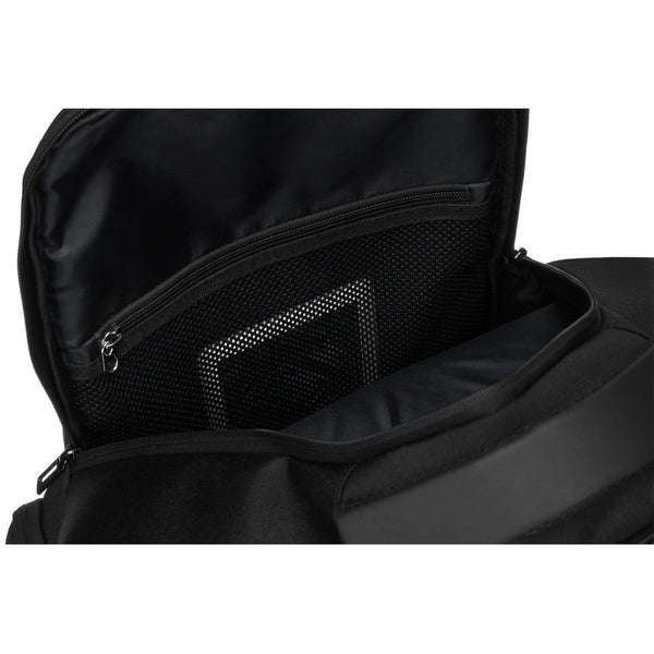 Didelė juoda tekstilinė kelioninė kuprinė vyrams „Peterson“ nešiojamajam kompiuteriui K43