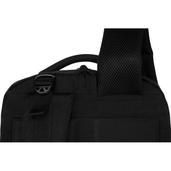 Didelė juoda tekstilinė kelioninė kuprinė vyrams „Peterson“ nešiojamajam kompiuteriui K43