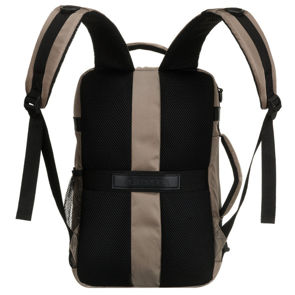 Pilka tekstilinė dviejų skyrių kelioninė kuprinė „Peterson“ su kvėpuojančiomis petnešomis K55