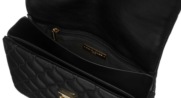 Elegantiška moteriška dygsniuota „David Jones“ crossbody rankinė per petį D1