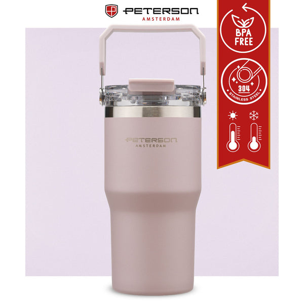 Peterson termo puodelis iš nerūdijančio plieno, 600 ml, šviesiai violetinis