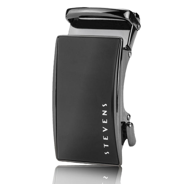 Vyriškas odinis diržas Stevens, juodas, automatinė sagtis 2505