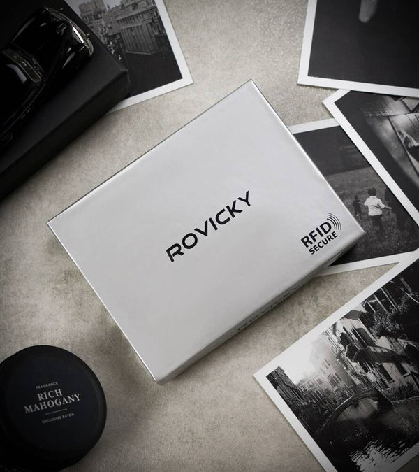 Vyriška odinė piniginė Rovicky RV168 N274
