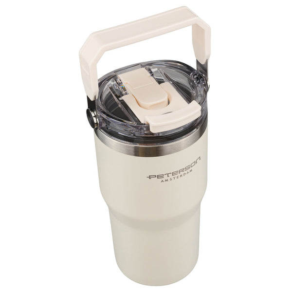 Peterson termo puodelis iš nerūdijančio plieno, 600 ml, su rankenėle