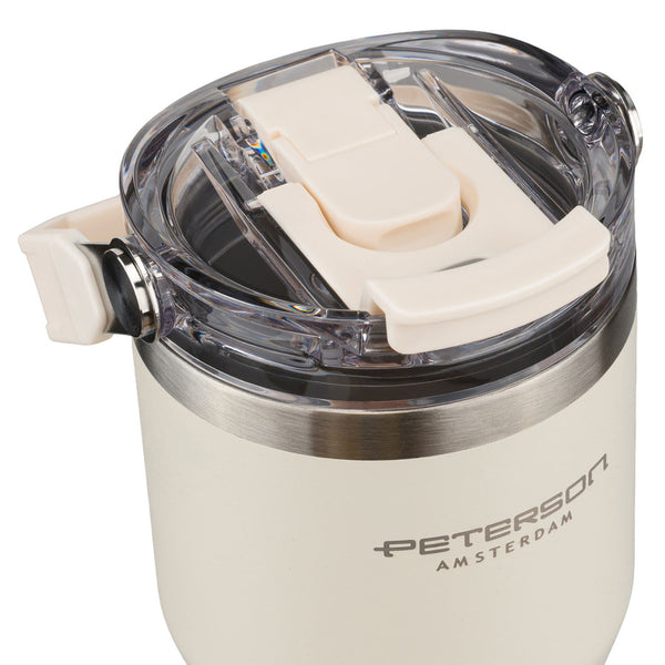 Peterson termo puodelis iš nerūdijančio plieno, 600 ml, su rankenėle