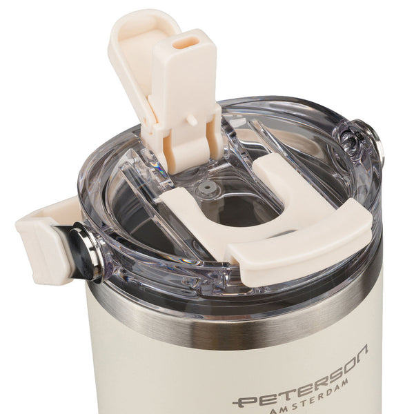 Peterson termo puodelis iš nerūdijančio plieno, 600 ml, su rankenėle
