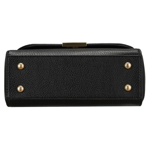 Maža moteriška „Peterson“ crossbody rankinė iš ekologiškos odos, juoda D45