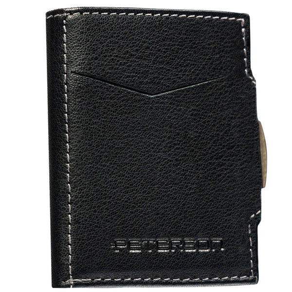 Vyriška piniginė Peterson, juoda, odinė