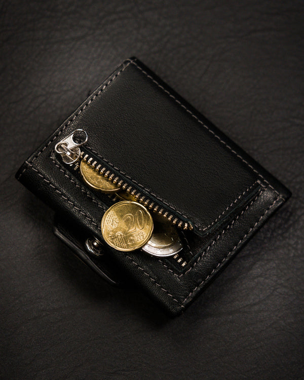 Vyriška piniginė Peterson, juoda, odinė