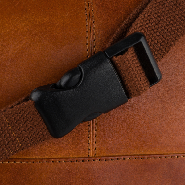 Peterson vyriška maža odinė juosmens ir per petį nešiojama rankinė (crossbody), ruda RT7