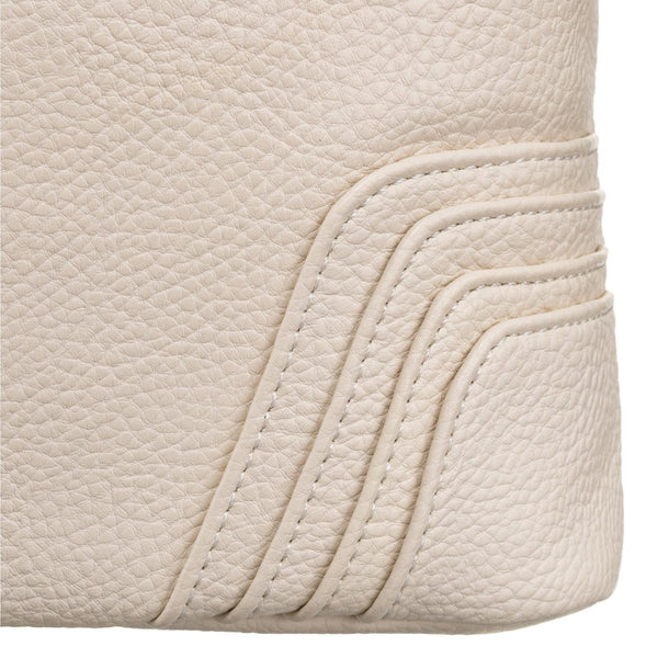 Minimalistinė moteriška „Rovicky“ crossbody rankinė per petį su kišenėmis, smėlio, dirbtinė oda RP54