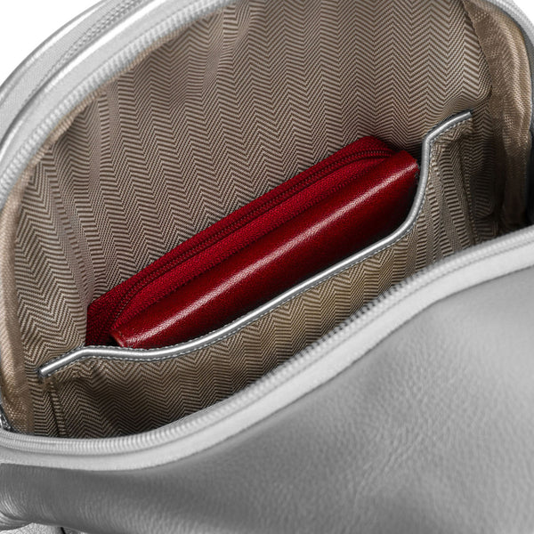 Moteriška sidabrinė „Peterson“ juosmens rankinė per petį (crossbody) iš eko odos RT36