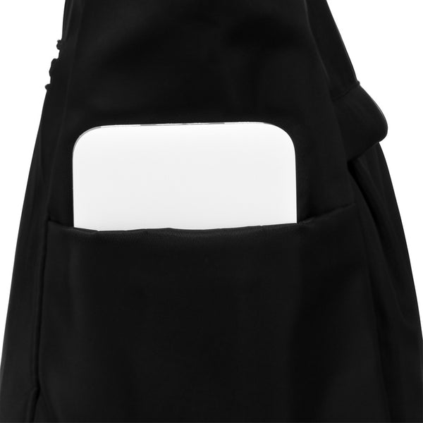 Moteriška „Peterson“ shopper tipo rankinė A4 formato, juoda, iš dirbtinės odos RM2